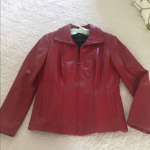 Jones of New York Leather Jacket